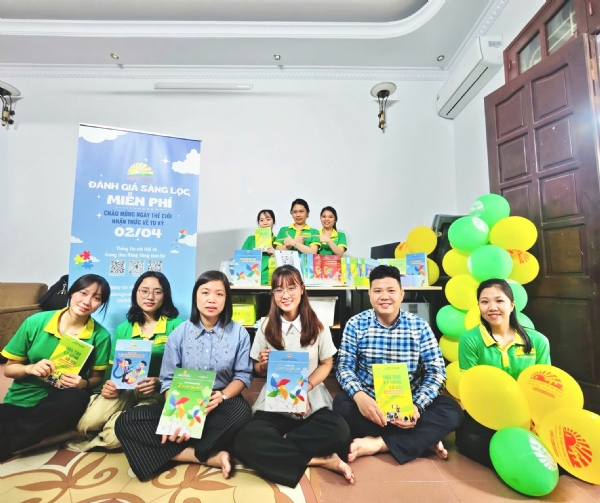 Buổi đánh giá sàng lọc miễn phí hưởng ứng Ngày Thế giới nhận thức về Tự kỷ 02/4